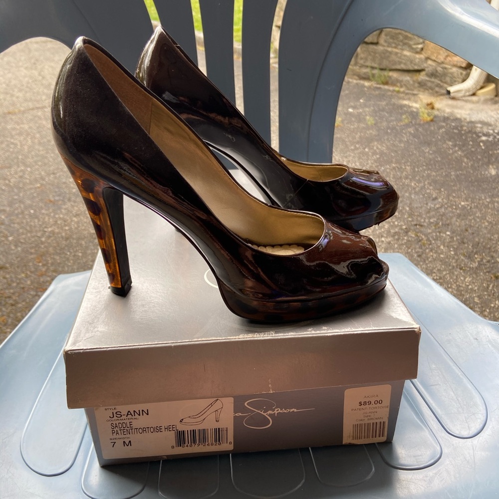 ❌sold❌Jessica Simpson sexy peep toes sandals heels